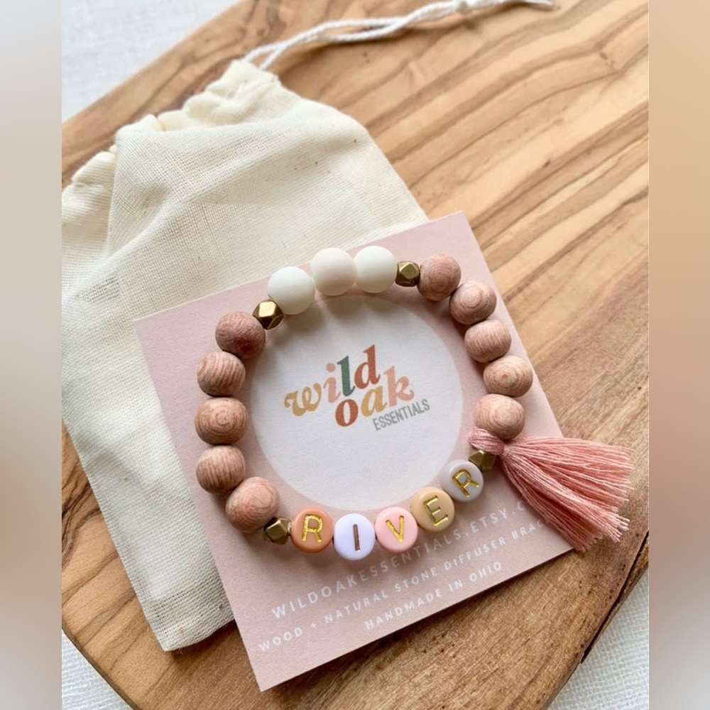 🎀 Personalized Name Bracelet | Beaded Tassel Bracelet | Birthday Gift for Girls